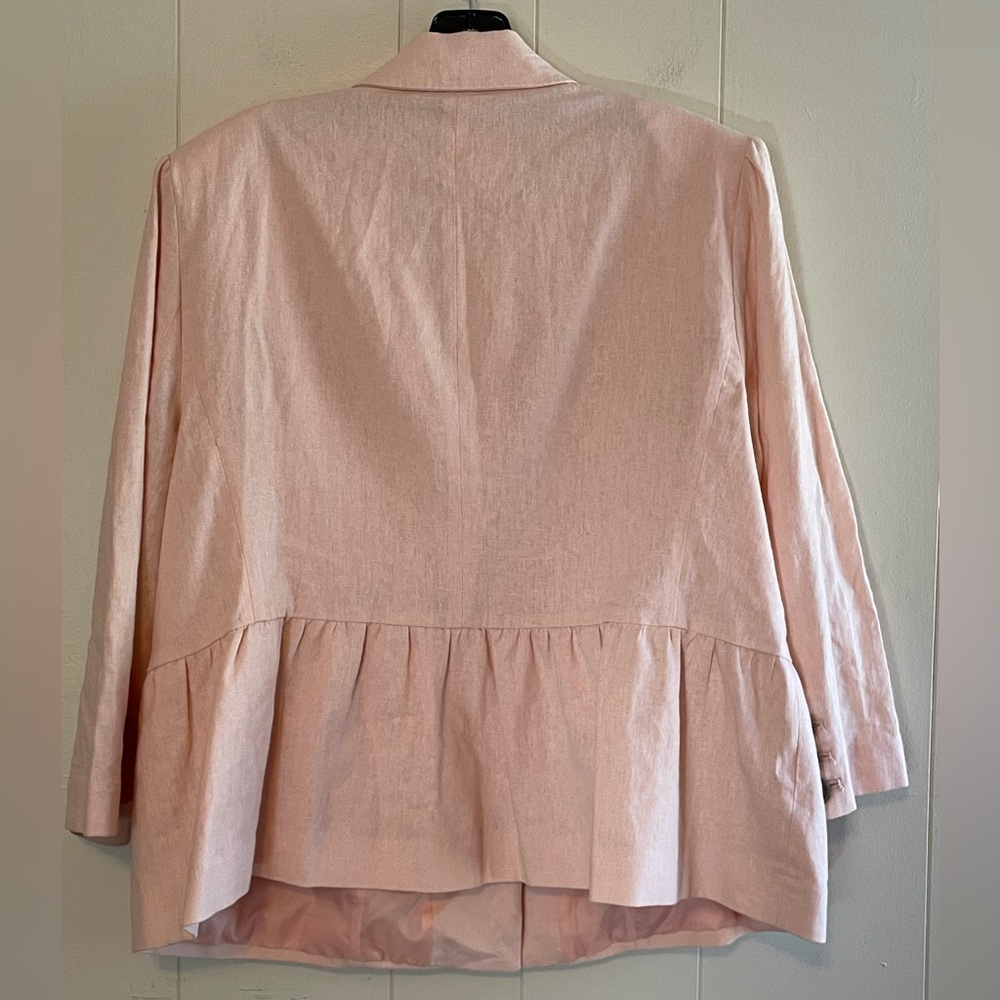 EUC Cato 3/4 Sleeve Linen Blend Women’s Blazer - Picture 2 of 7